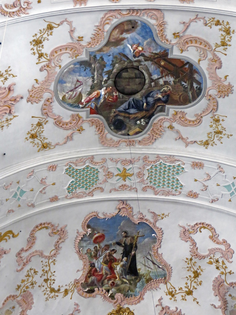 Ceiling Frescoes - St. Francis Xavier